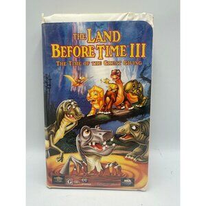 The Land Before Time III VHS 1995 Time Of Great Giving Preowned Good Condition
